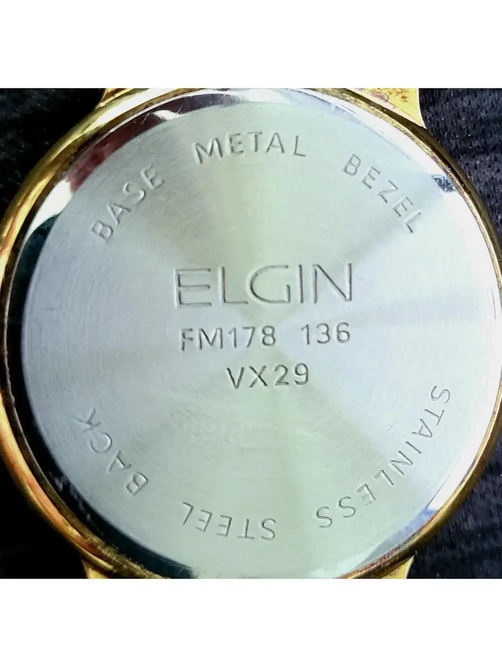 Rare Unisex Elgin‎ Diamond Dial Faceted Crystal Dress Watch
